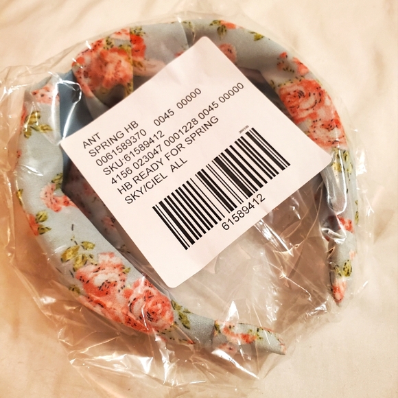 Anthropologie Allana knotted headband- sky floral - Picture 4 of 5